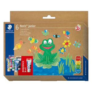Staedtler 8816 Noris junior vingerverf / 6 potjes