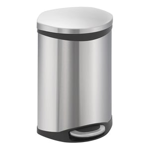 EKO Shell Bin pedaalemmer / mat RVS / 10 liter