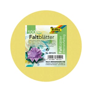 Folia vouwblaadjes / diverse kleuren / 100 vel