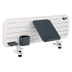 Leitz 65490000 Ergo bureau ophangbord | met laptophouder | 80 x 25 cm | wit
