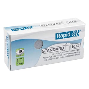 Rapid 10/4 nietjes gegalvaniseerd / tot 10 vel / 5000 stuks