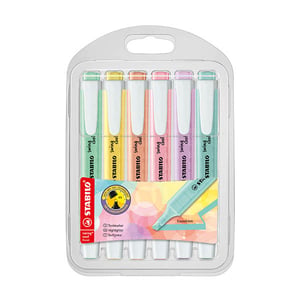 Stabilo Swing Cool markeerstiften / pastel / 6 kleuren