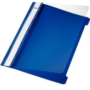 Leitz 4197 snelhechter / A5 / pvc / blauw / tot 250 vel / 25 stuks