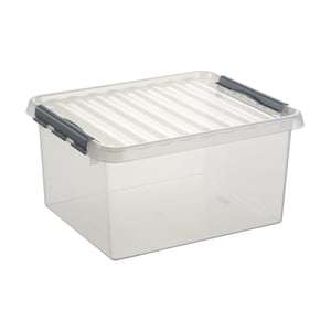Sunware Q-line opbergdoos / kunststof / transparant / 36 liter