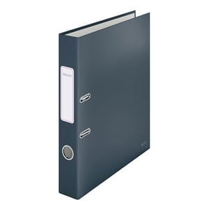 Leitz Cosy ordner soft touch / A4 / karton / fluweel grijs / tot 350 vel