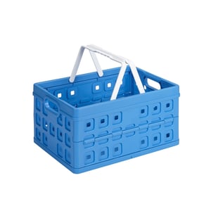 Sunware Square vouwkrat / blauw / kunststof / 32 liter