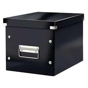 Leitz 6109 cube opbergdoos / zwart / medium