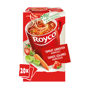 Royco Classic tomaat groenten vermicelli / 20 stuks