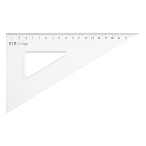 Aristo AR-23620 GeoCollege driehoek / kunststof / 20 cm