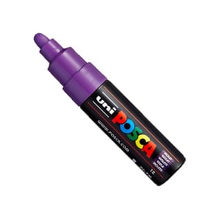 POSCA PC-7M verfmarker / paars / ronde punt / 4,5 - 5,5 mm