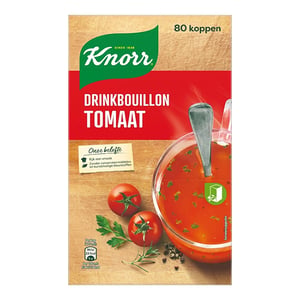 Knorr drinkbouillon Tomaat / 175 ml / 80 stuks