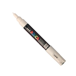 POSCA PC-1MC verfmarker / wit / conische punt / 0,7 - 1 mm