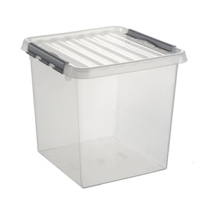 Sunware Q-line opbergdoos / transparant / 38 liter