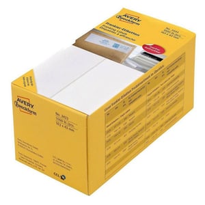 Avery Zweckform 3433 frankeeretiketten / wit / 163 mm x 43 mm / 1000 etiketten