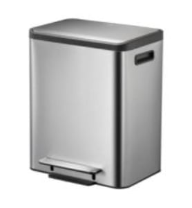 EKO EcoCasa vuilnisbak / RVS / mat RVS / 30 liter
