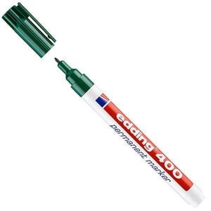 Edding 400 permanent marker / groen / ronde punt / 1 mm