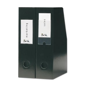 3L T10335 zelfklevende etikethouders / met insteekkaarten / polypropyleen / 55 x 102 mm / 6 stuks