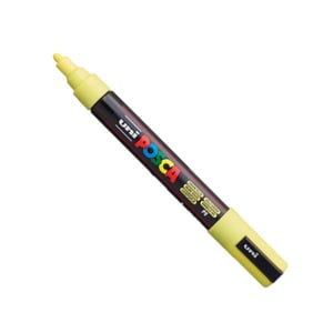 POSCA PC-5M verfmarker | zonnegeel | ronde punt | 1,8 - 2,5 mm