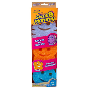 Scrub Mommy Summer Shapes / 3 stuks