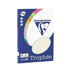 Clairefontaine papier / parelgrijs / A4 / 160 gr. / 50 vel