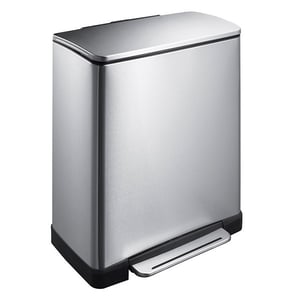 EKO E-Cube pedaalemmer / mat RVS / 50 liter