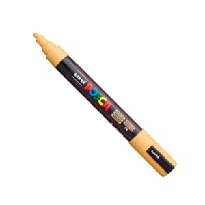 POSCA PC-5M verfmarker | abrikoos | ronde punt | 1,8 - 2,5 mm