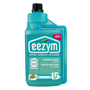 Eezym vloeiende leidingen badkamer ontstopper / 1 liter