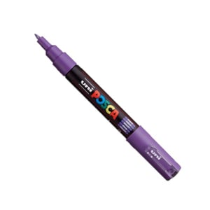POSCA PC-1MC verfmarker / paars / conische punt / 0,7 - 1 mm