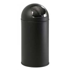 EKO Push afvalbak / mat zwart / 40 liter