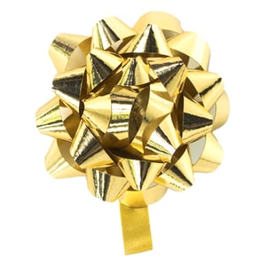 Minibows goud / 75 stuks