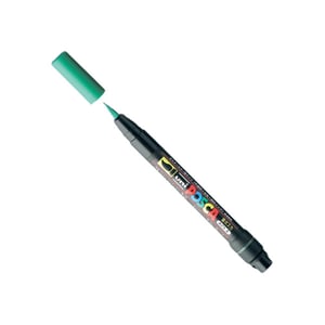 POSCA brush PCF-350 verfmarker / groen / penseel punt / 1 mm