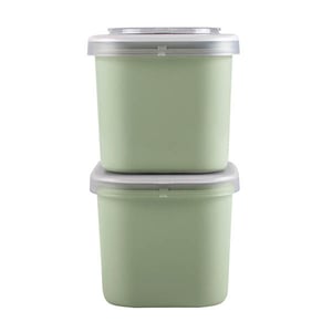 Sunware Sigma Home Food to go lunchbakje / groen / 0,4 liter / 2 stuks