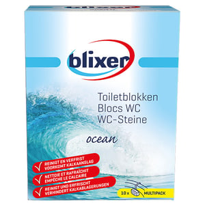 Blixer Toiletblokken Maxipack / Ocean Fresh / 10 stuks