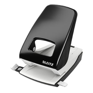 Leitz 51380095 NeXXt perforator / metaal / zwart / 2-gaats / tot 40 vel