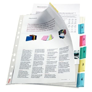 Esselte premium index showtas / 6 tabs