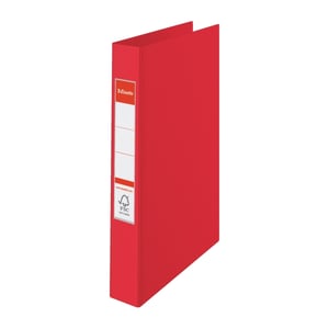 Esselte Vivida ringband / A4 / plastic / 4 O-ringen / rood / 42mm