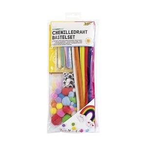 Folia chenilledraad knutselset / Rainbow / 212 stuks