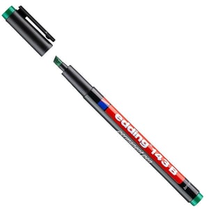 Edding 143B OHP marker / groen / beitelvormige punt / 1-3 mm