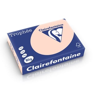 Clairefontaine papier / zalm / A4 / 80 gr. / 500 vel