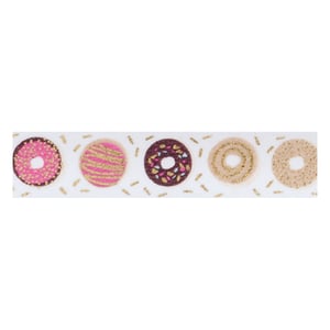 Folia washi tape / donut / 5 meter / 1 stuk