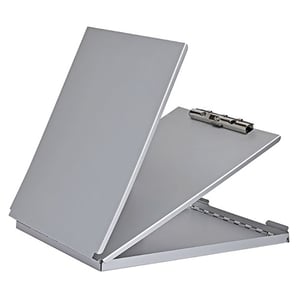 Maul 2354808 MAULcase klembord / A4 / aluminium / grijs / met opbergvak