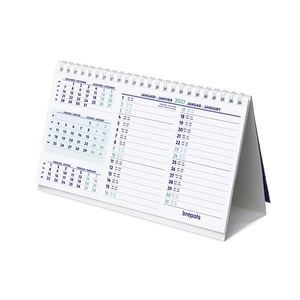 Brepols Bureaukalender / 21 x 12,5 cm / 4-talig / 2027