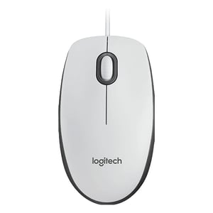 Logitech M100 muis / optisch / bedraad / wit