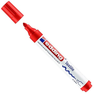 Edding 4500 textielmarker / rood / ronde punt / 2-3 mm