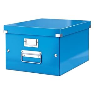 Leitz 6044 WOW opbergdoos / blauw metallic / medium