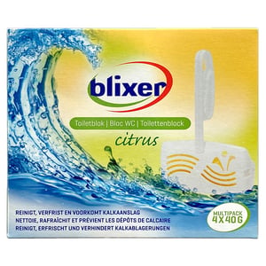 Blixer Toiletblok Multipack / Citrus | 40 gram / 4 stuks