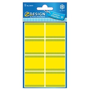 Avery Zweckform 59373 diepvriesetiketten / geel / 40 etiketten