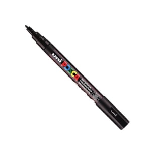 POSCA PC-3M verfmarker / zwart / ronde punt / 0,9 - 1,3 mm