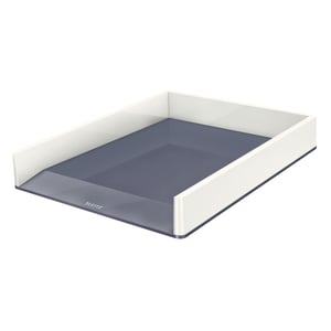 Leitz 5361 WOW brievenbak / A4 / polystyreen / wit en donkergrijs / 1 stuk