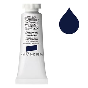 Winsor & Newton 0605538 Designers gouache 538 / prussian blue / 14 ml
